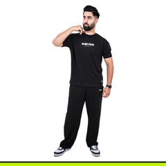 GalliWear Asl Midnight French Terry co-ord set – front view