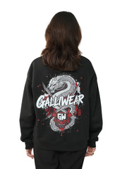 Dragon Oni – GalliWear Signature Sweatshirt (BLACK)