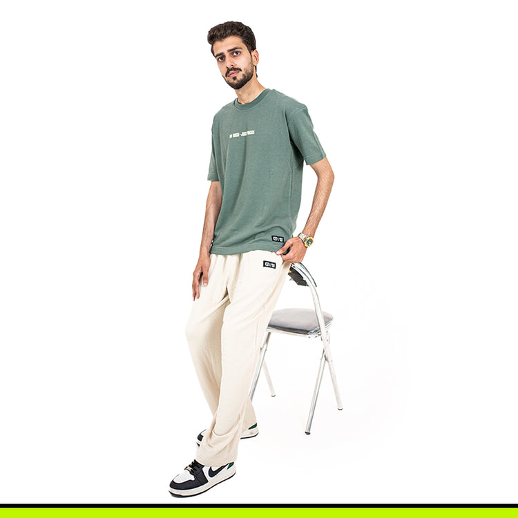 GalliWear Matcha Dune French Terry co-ord set – front view