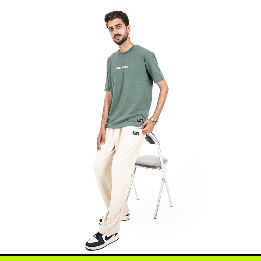 GalliWear Matcha Dune French Terry co-ord set – front view