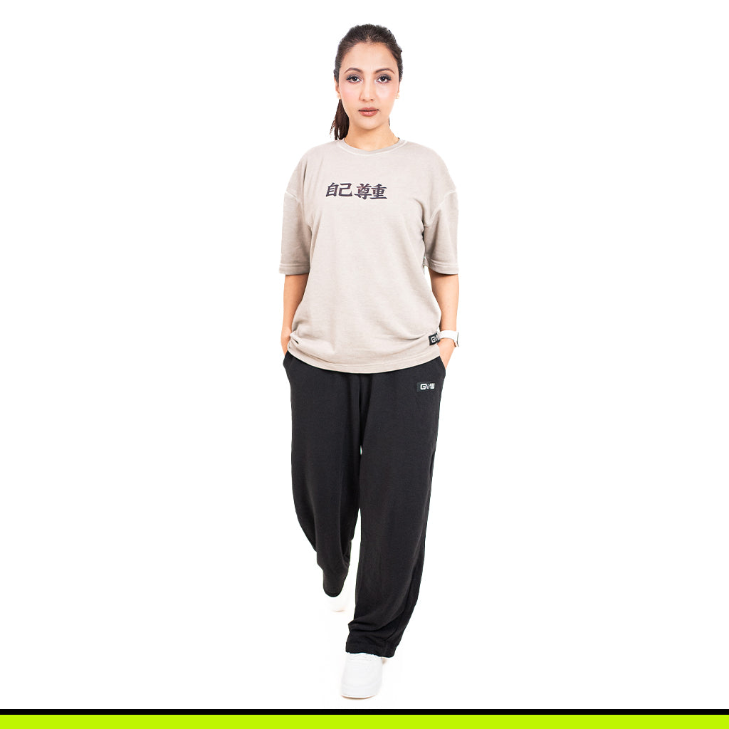 GalliWear Khuddari Drift French Terry co-ord set – back view