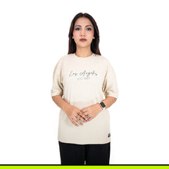 GalliWear Asl Ecru French Terry co-ord set – front view
