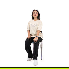 GalliWear Asl Ecru co-ord set – top and bottoms detail