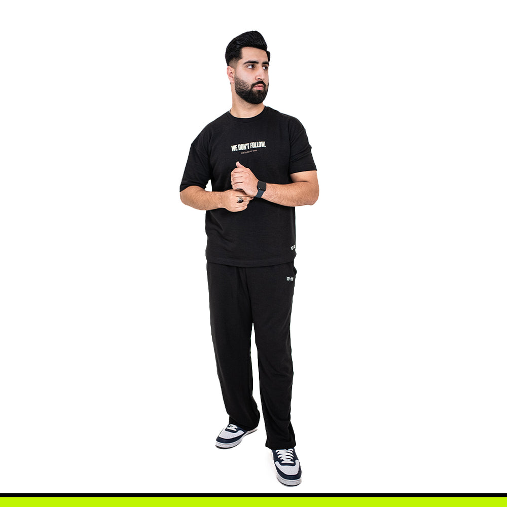 GalliWear Asl Midnight French Terry co-ord set – back view