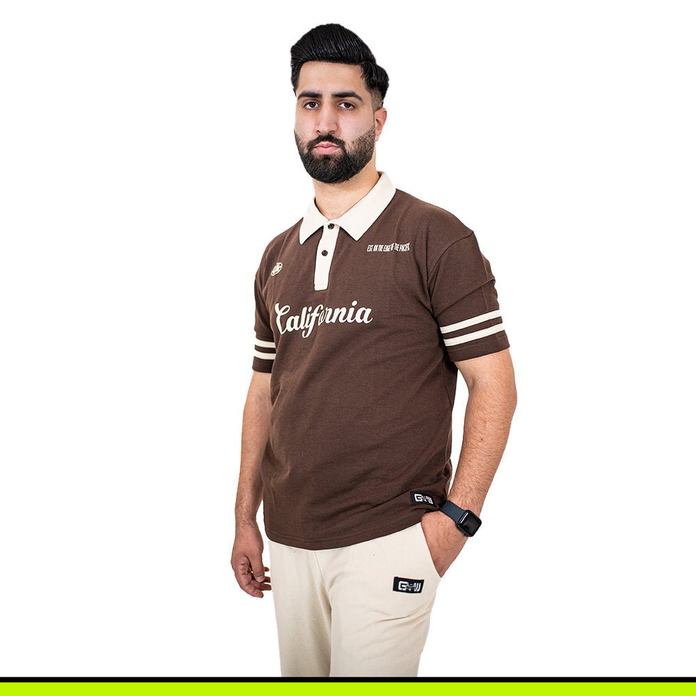 GalliWear Heritage Sand French Terry co-ord set – back view