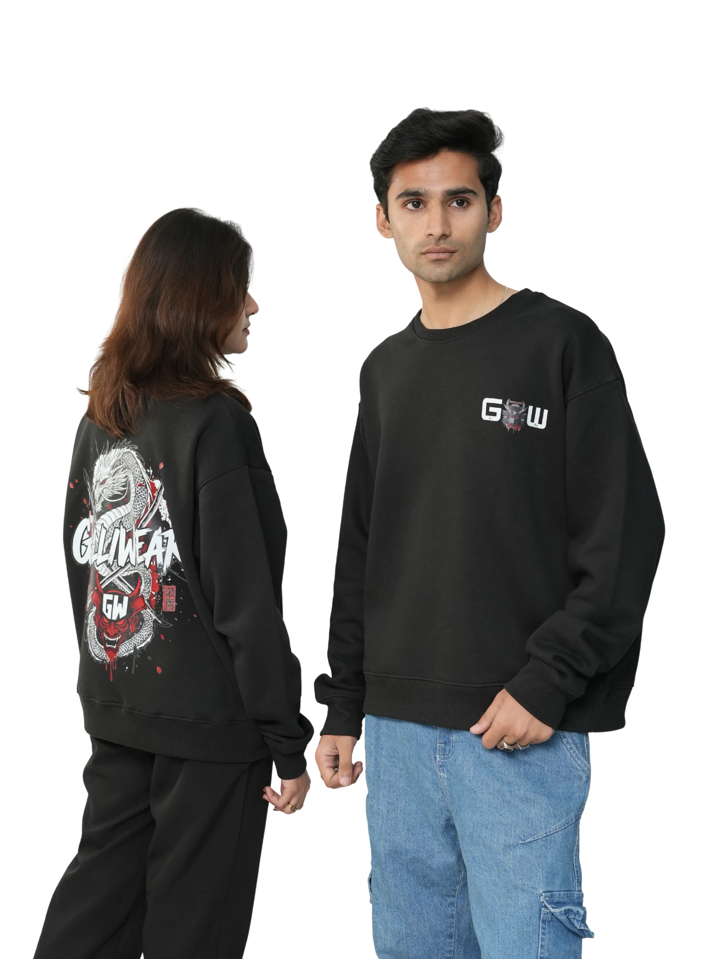 Dragon Oni – GalliWear Signature Sweatshirt (BLACK)